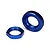 Traxxas 4-Tec 2.0 Blue Aluminium Servo Saver Nuts 8345