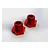 ARRMA Red Aluminium 17mm Wheel Hexes AR330359