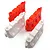 Yeah Racing 1/10 Road Safety Barrier Set 4Pcs YA-0432