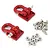 Yeah Racing 1/10 Metal Heavy Duty D Shackles w/ Mounting Bracket 2Pcs YA-0358