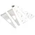 Yeah Racing TRX-4 Defender Stainless Steel Bonnet Hood Diamond Plate Set TRX4-020