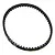 Yeah Racing HPI Sprint 2 Urethane S3M174 4mm Rear Belt SPT2-017
