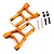 Yeah Racing HPI Sprint 2 Orange Aluminium Front Lower Suspension Arms 2Pc SPT2-001OR