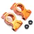 Yeah Racing HPI RS4 Orange Aluminium Rear Hub 2Pc RSS3-005OR
