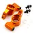 Yeah Racing HPI Sprint 2 Orange Aluminium Rear Hub 2Pc SPT2-007D3OR