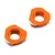 Yeah Racing HPI Sprint 2 Orange Aluminium Bearing Hub 2Pcs SPT2-013OR