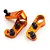 Yeah Racing HPI Sprint 2 Orange Aluminium Ball Bearing Steering Set SPT2-042OR