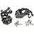 All Racing Gunmetal Aluminium TRX-4 (Left & Right) Front Inner Portal Drive Housing ALL-TRX4-007GUN