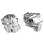All Racing Silver Aluminium TRX-4 Rear Inner Portal Drive Housing 2Pcs ALL-TRX4-010SIL