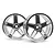 HPI 2.1" (6mm Off-Set) LP32 MF Type Chrome Rims 2Pcs 33477