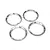 Area RC Silver Aluminium DBXL Beadlock Set AR-DBXL018SIL