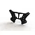 ARRMA Black Aluminium Rear RS Shock Tower AR330499