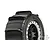 Pro-Line 4.0/5.5" X-Maxx Sling Shot Sand Paddle Tyres on Impulse Pro-Loc Black Bealock Rims - Glued Wheels 2Pcs 10146-13