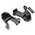 Yeah Racing TRX-4 Black Aluminium Rear Shock Tower Set TRX4-007BK