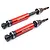 Yeah Racing Red Steel HD Front Universal Drive shafts Slash/Stampede 4x4 Heavy Duty TRSL-015FRD