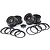 Rovan 4.7/5.5" Baja 5B Black Mesh Rim Set w/ Black Beadlocks 85315