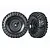 Traxxas 1.9" Canyon Trail Tyres on Tactical Black Rims - Glued Wheels 2Pcs 8273