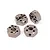 HPI Gunmetal Aluminium 12mm Wheel Hexes 4Pcs 108020