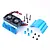Yeah Racing Blue Aluminium 40.8mm Heat Sink w/ Twin Tornado High Speed Cooling Fans YA-0261BU