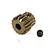 Yeah Racing Hard Coated Aluminium 15T 48dp/0.5Mod Pinion Gear MG-48015