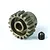 Yeah Racing Hard Coated Aluminium 19T 0.6Mod Pinion Gear MG-06P19T