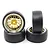 Yeah Racing 1.9" (+6mm Off-Set) Spec D Drift Tyres on Chrome/Gold Mesh Rims - Wheels 4Pcs WL-0099