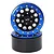 Yeah Racing Black Aluminium 1.9" F-RG Rims 2Pcs w/ Blue Beadlocks & Black 12mm Hex Hub WL-0117BU