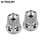 Vanquish Silver Aluminium SLW 850 Wheel Hex Hub 2Pcs VPS01627