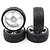 Yeah Racing 1.9" (+3mm Off-Set) Spec T On Road Tyres on Silver MS Rims - Wheels 4Pcs WL-0104