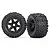 Traxxas 3.8" Talon EXT Tyres on Black Rims - Glued Wheels 2Pcs 8672