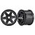 Traxxas 3.8" Black Rims 2Pcs 8671