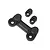 Traxxas UDR suspension pin retainers, including one large H-shaped bracket and two small individual retainers, shown against a white background.