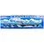 Trumpeter 1/350 scale U.S. Aircraft Carrier CV-10 Yorktown 1944 plastic model kit box art showing the ship at sea.