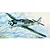 Box art illustration of a German Focke-Wulf Fw 190 fighter aircraft flying above clouds.