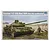 Box art for a Trumpeter 1/35 scale Russian T-62 BDD Mod. 1984 plastic model kit featuring an illustration of a green tank and three soldiers.