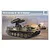 Box art for Trumpeter 1/35 scale 9K35 Strela-10 SA-13 Gopher model kit showing two green military vehicles in a field, one firing a missile.