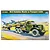 Box art for a 1/35 scale Trumpeter model kit of an SA-2 Guideline missile on a transport trailer and truck.