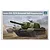 Trumpeter 1/35 scale Soviet JSU-152K Armored Self-Propelled Gun plastic model kit box art showing two tanks in a battlefield scene.