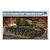 Trumpeter 1/35 scale KV-220 Russian Tiger super heavy tank plastic model kit box art showing a green tank in a battlefield scene.