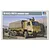 Trumpeter 1/35 scale M1083 FMTV Armor Cab model kit box art showing a tan military truck with soldiers in a desert setting.