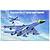 Trumpeter 1/72 scale Russian Su-27 Early type fighter jet plastic model kit box art showing two jets in flight against a blue sky.