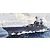 A digital illustration of the USS Tennessee BB-43 battleship sailing through choppy ocean waters under a cloudy sky.