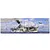 Trumpeter 1/700 scale German DKM Graf Zeppelin aircraft carrier plastic model kit box art showing the ship at sea with aircraft.