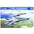 Box art for a Trumpeter 1/72 scale F-105D Thunderchief plastic model kit featuring two fighter jets flying over a landscape.