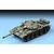 A high-angle studio shot of a 1/72 scale plastic model of a Russian T-62 main battle tank, painted in olive green with the number 953 on the turret.
