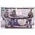 Box art for a Trumpeter 1/35 scale Modern U.S. Army Stretcher Ambulance Team plastic model kit showing soldiers carrying a wounded comrade.