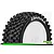 Louise 2.2" Rear E-Uphill Tyres on White Dish Rims - Glued Buggy Wheels w/ Foam 2Pcs L-T3279SWKR