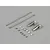 Killerbody 1/10 Stainless Steel Tray Lock Latch Kit 48613