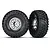Traxxas 1.9" Canyon Trail Tyres on Chrome Rims - Glued Wheels 2Pcs 8177