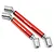 Yeah Racing Red Stainless Steel & Aluminium TRX-4 Centre Front & Rear Drive Shaft Set 2Pc TRX4-015RD